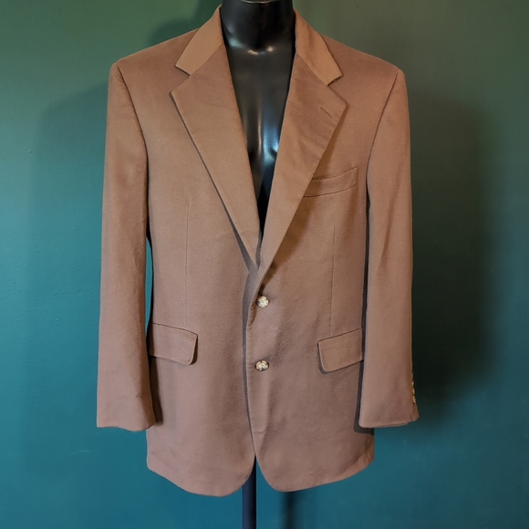 Men's John W. Nordstrom 100% Italian Cashmere Made in USA 2-Button Suit Jacket